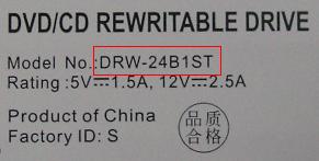 华硕光驱怎么查看型号？